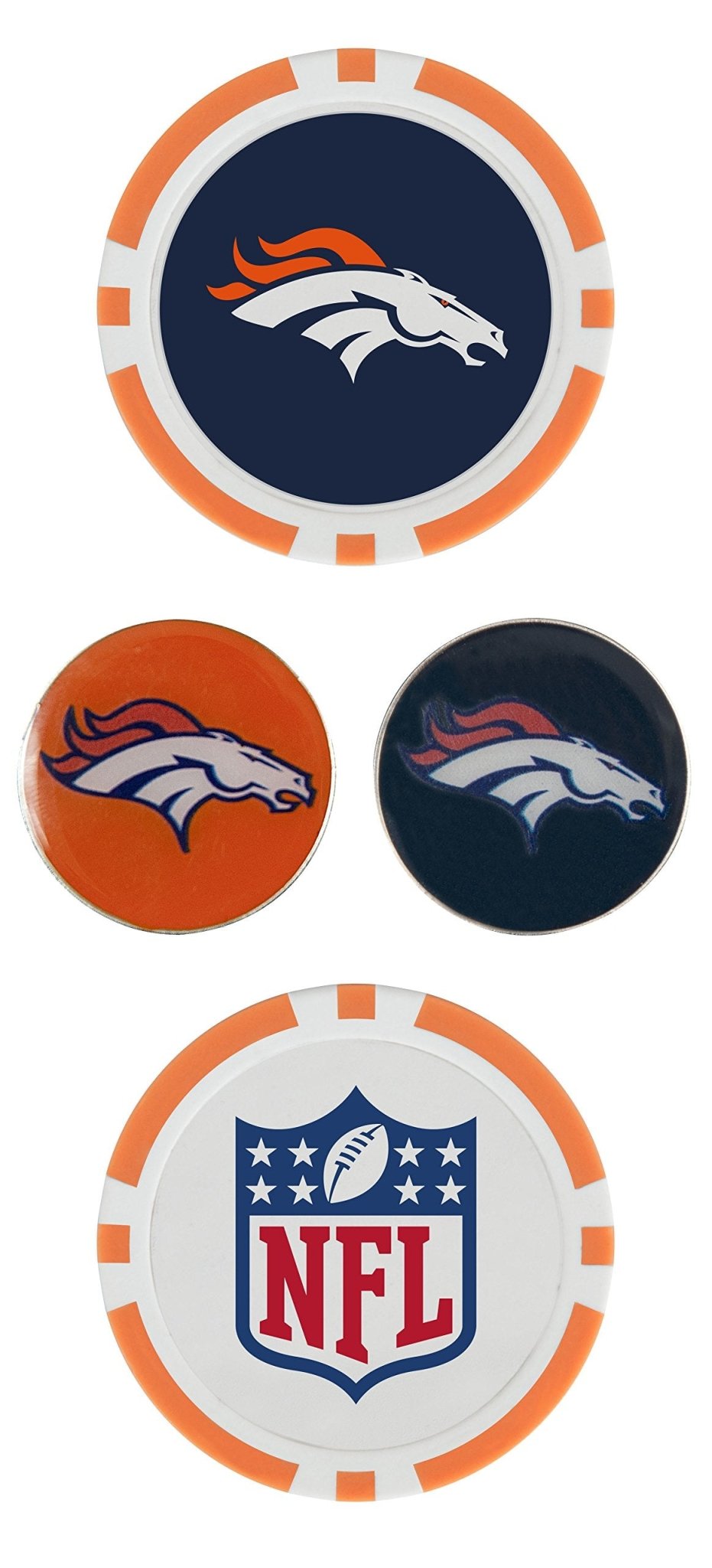 Denver Broncos Ball Marker Set |Team Effort - Team Effort