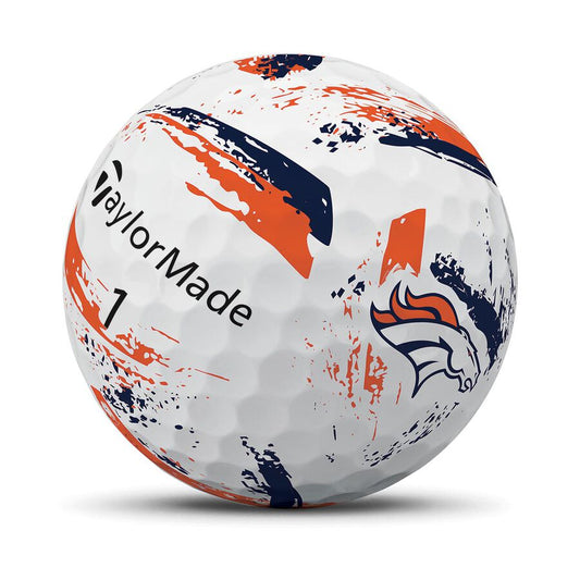 Denver Broncos SpeedSoft Ink Golf Balls - TaylorMade Team