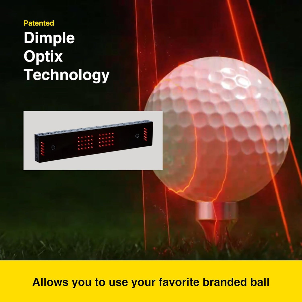 Eye XO Golf Launch Monitor,2 - Camera Front - Mounted Indoor Golf Simulator with 24 Data Points -