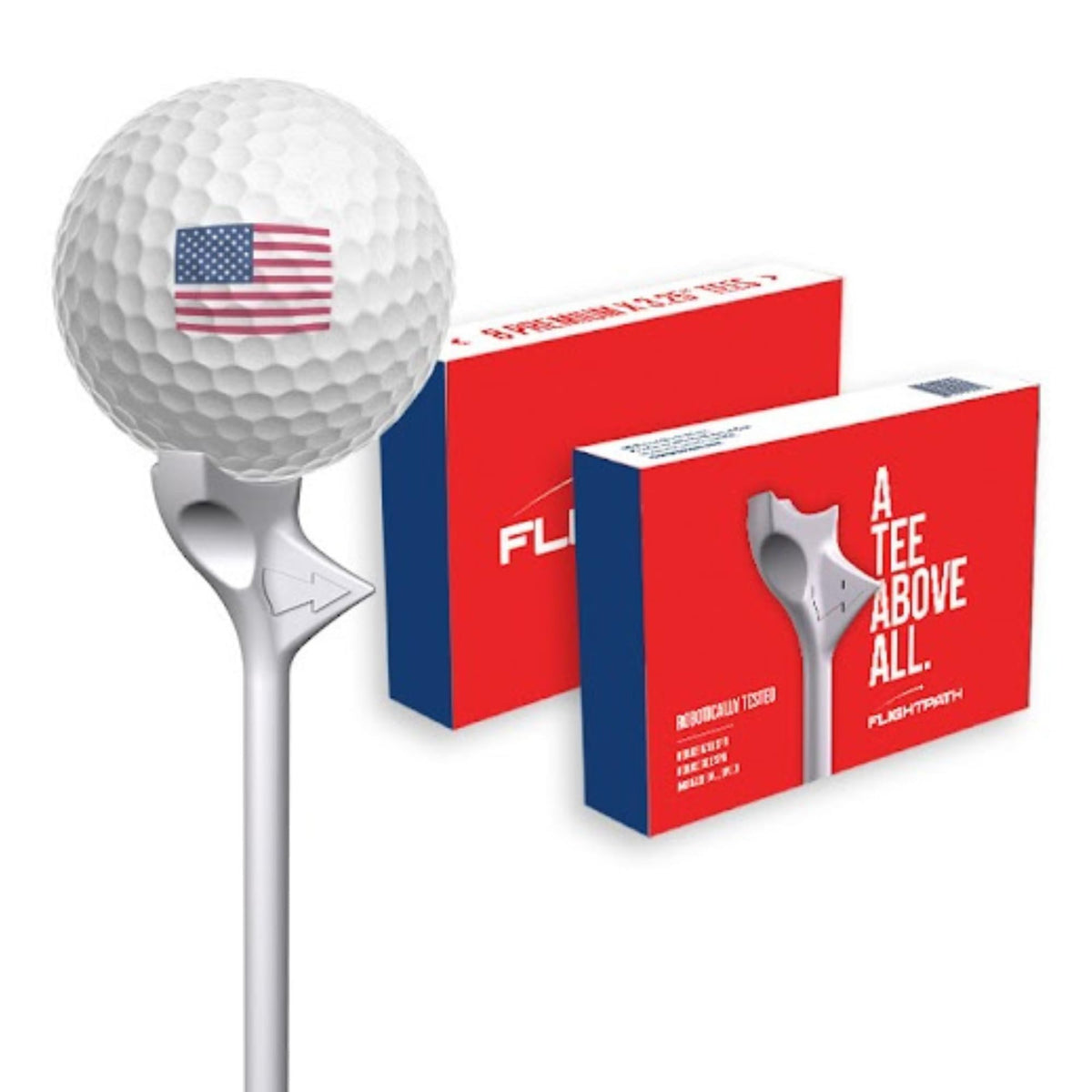 FLIGHTPATH Premium Golf Tees - 2.75" - Pack of 16