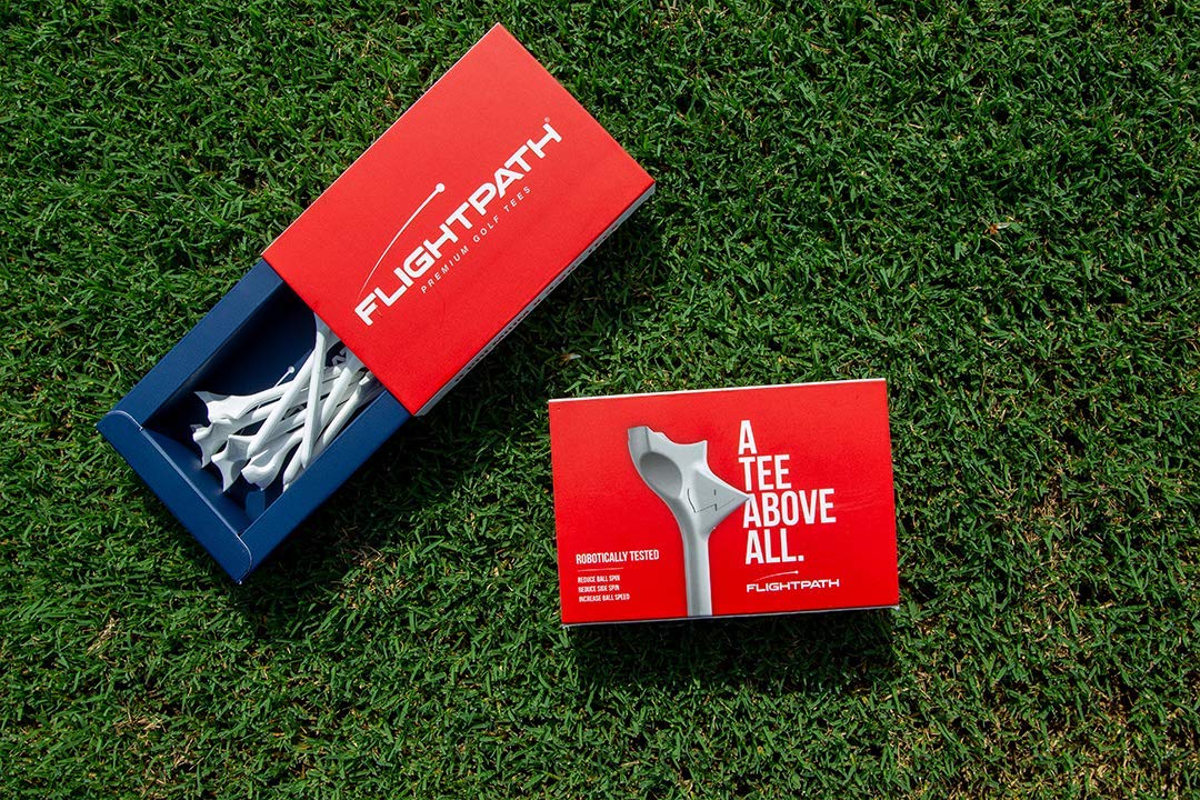 FLIGHTPATH Premium Golf Tees - 3.25" - Pack of 8