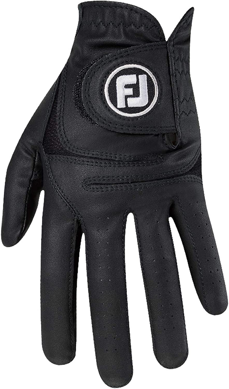 Footjoy Men's WeatherSof Black Golf Glove - Black - Left