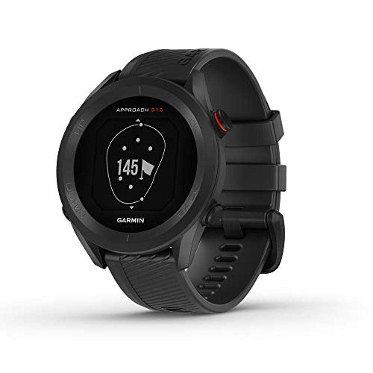 Garmin Approach S12, Easy - to - Use GPS Golf Watch, 42k+ Preloaded Courses, Black - Black -