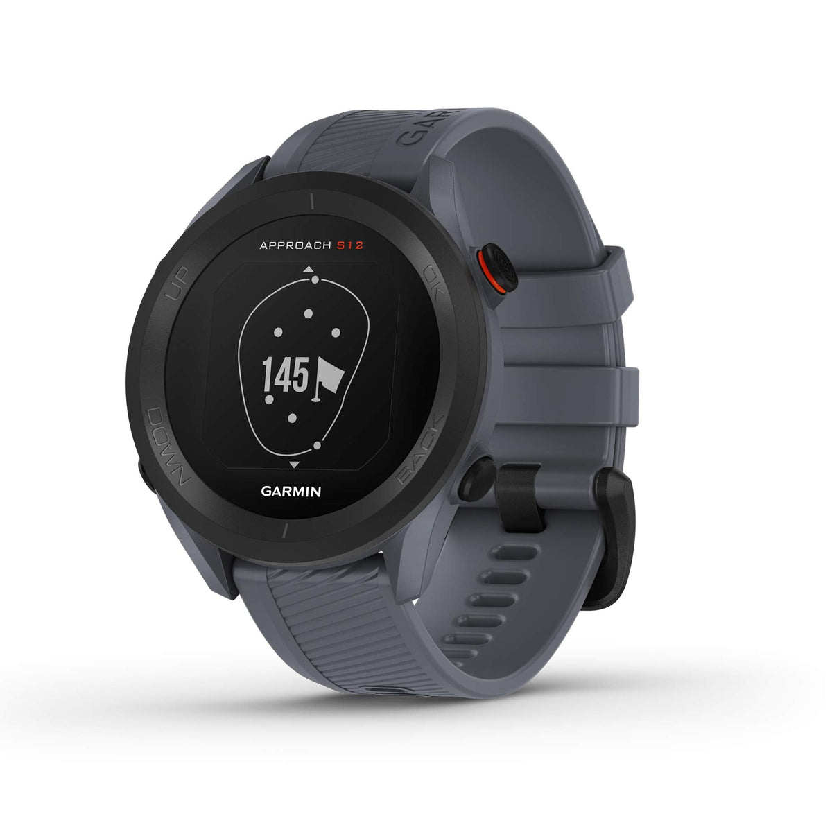 Garmin Approach S12, Easy - to - Use GPS Golf Watch, 42k+ Preloaded Courses, Black - Granite Blue -