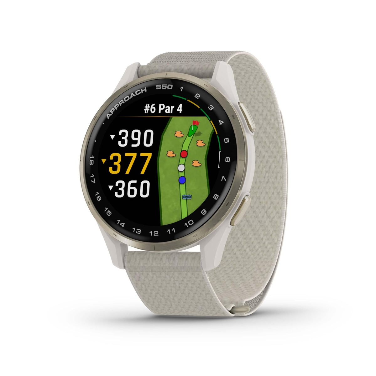 Garmin Approach® S50, Advanced Golf GPS Smartwatch, AMOLED Display - Garmin