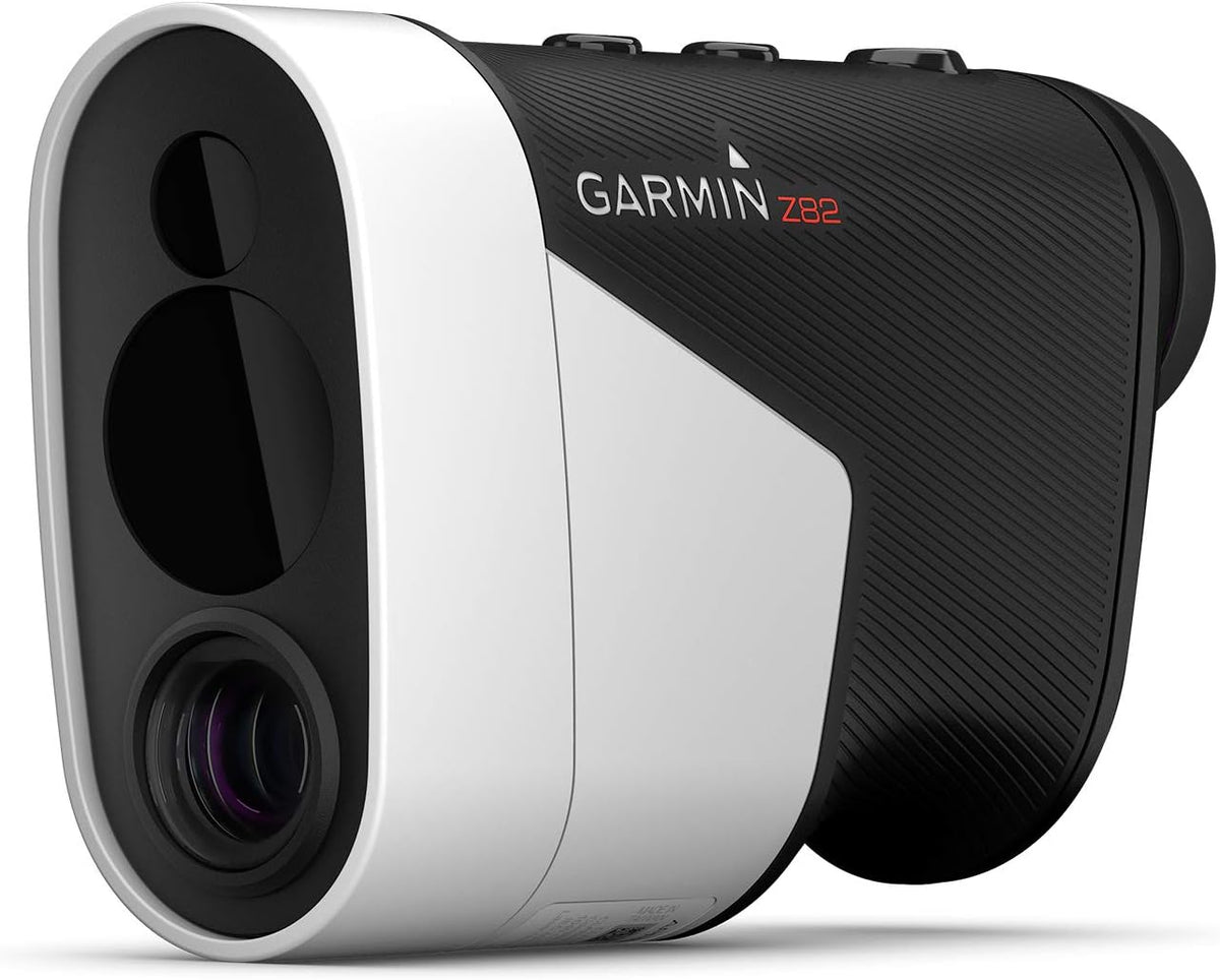 Garmin Approach Z82, Golf GPS Laser Range Finder, Accuracy Within 10” of The Flag, 2 - D Course Overlays - Garmin
