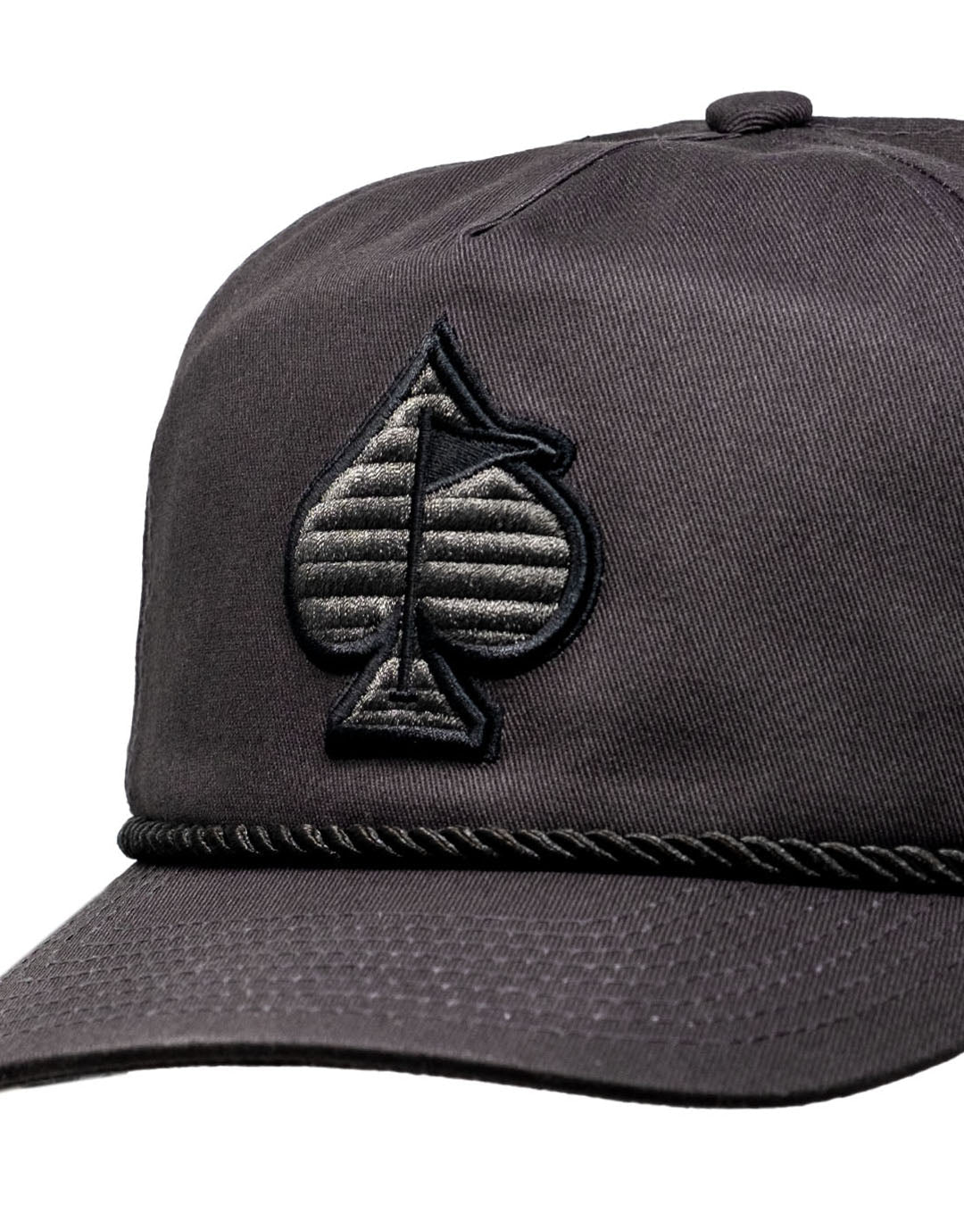 Heritage Rope Hat - Charcoal - Pins and Aces