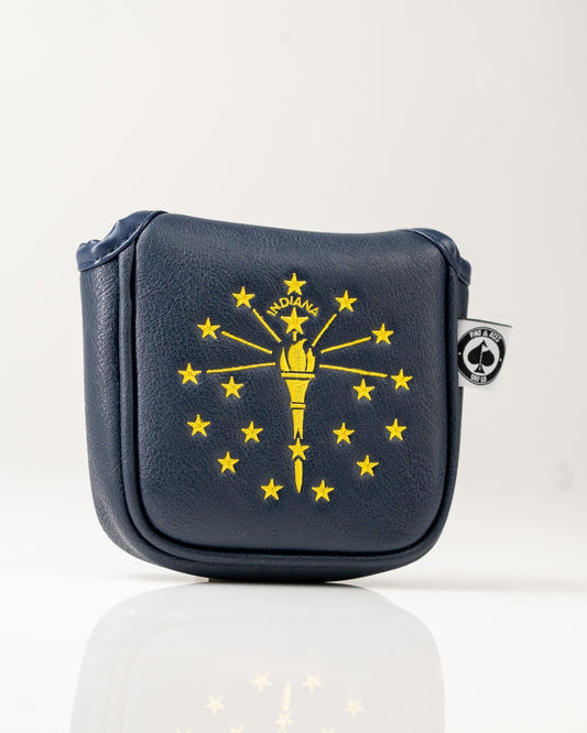 Indiana State Flag - Mallet Putter Cover - Pins and Aces