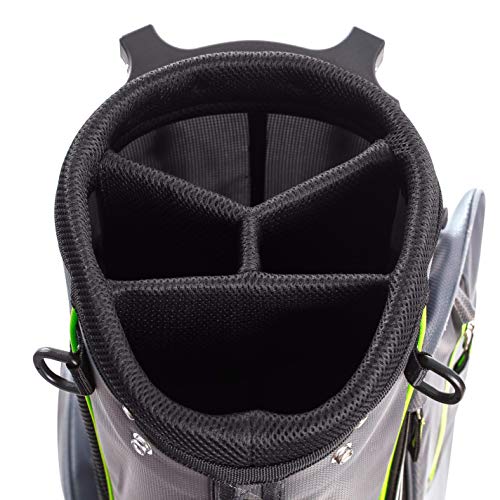 IZZO Golf Ultra - Lite Golf Stand Bag - Navy Blue/Light Blue -