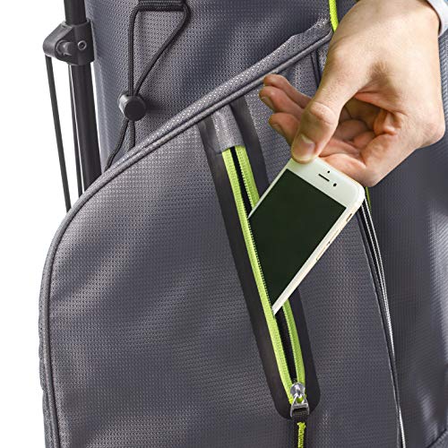 IZZO Golf Ultra - Lite Golf Stand Bag - Navy Blue/Light Blue -