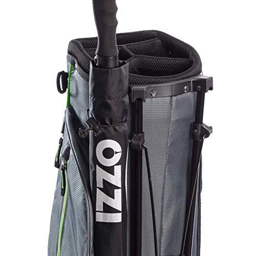 IZZO Golf Ultra - Lite Golf Stand Bag - Navy Blue/Light Blue -