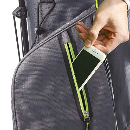 IZZO Golf Ultra - Lite Golf Stand Bag - Navy Blue/Light Blue -