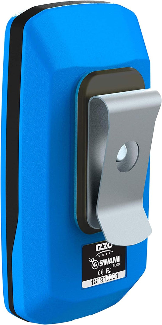 Izzo Swami 6000 Handheld Golf GPS Water-Resistant Color Display with 38,000 Course Maps & Scorekeeper - 6000 - Blue -