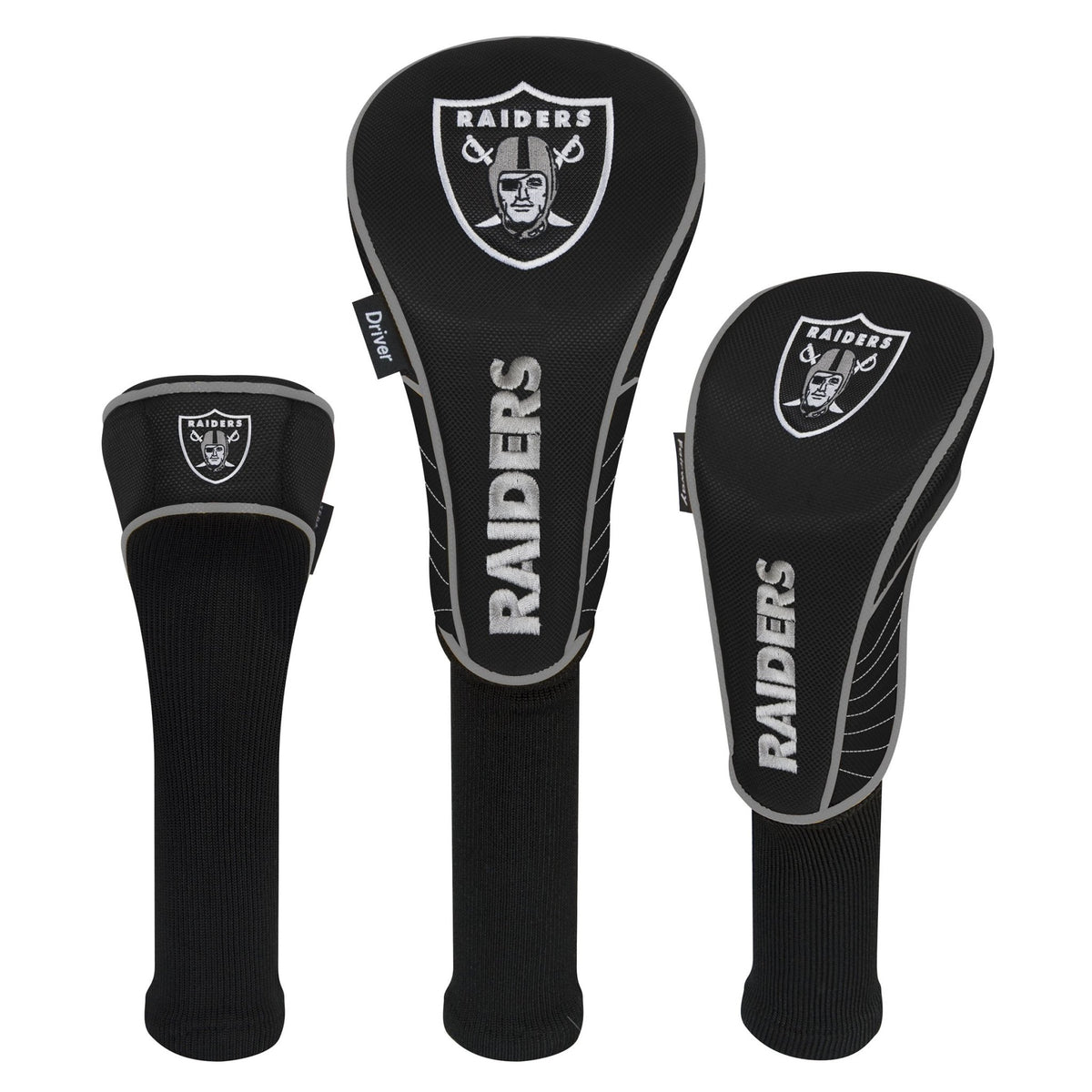Las Vegas Raiders Set of Three Headcovers |Team Effort - Team Effort