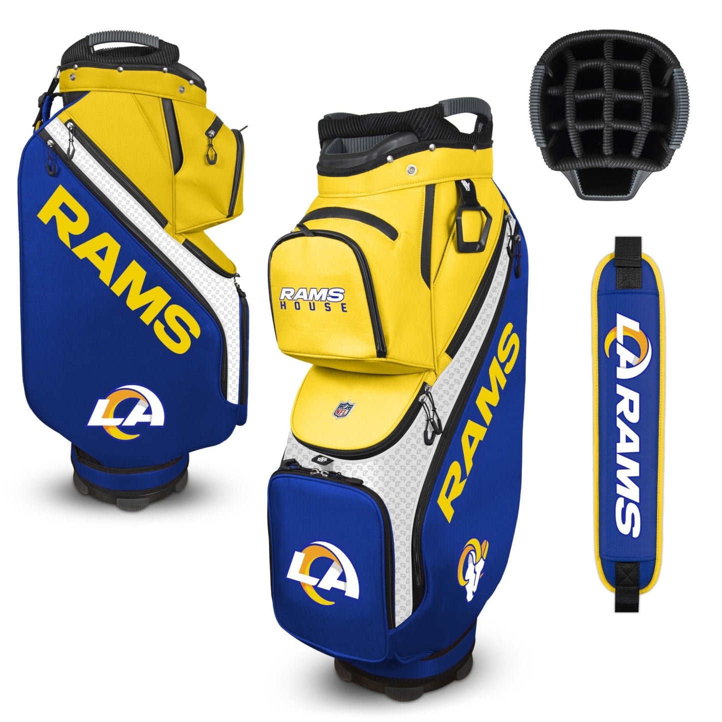 Los Angeles Rams Clubhouse Cooler Cart Bag |Team Effort - Team Effort