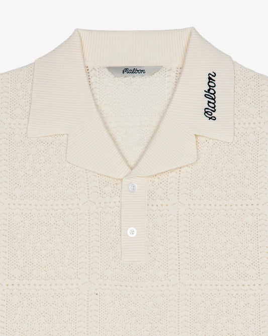 Malbon Resort Crochet Polo - Malbon