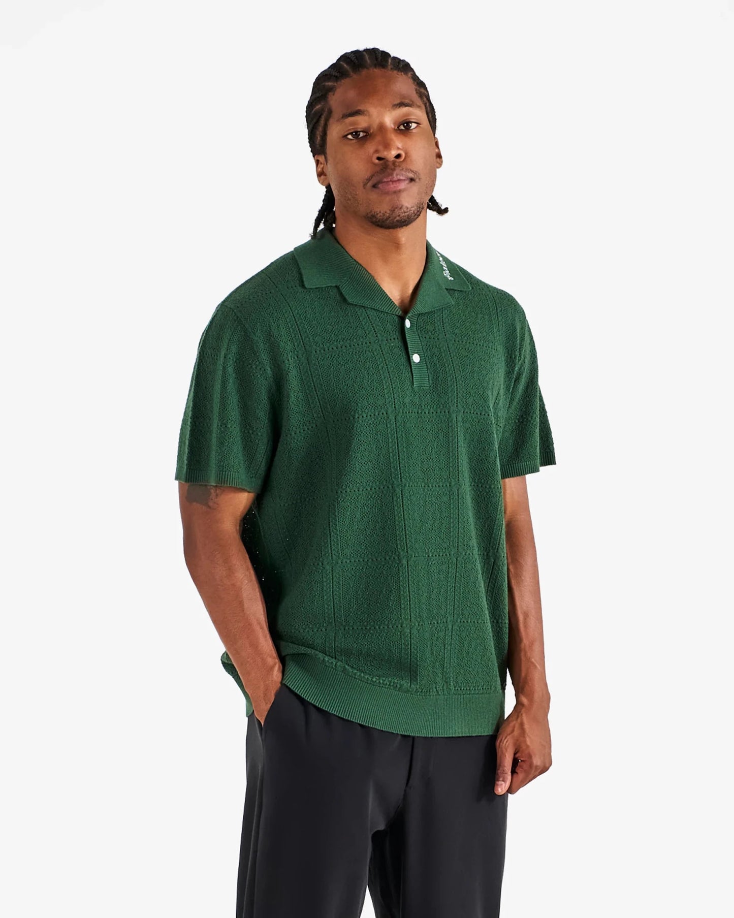 Malbon Resort Crochet Polo - Malbon