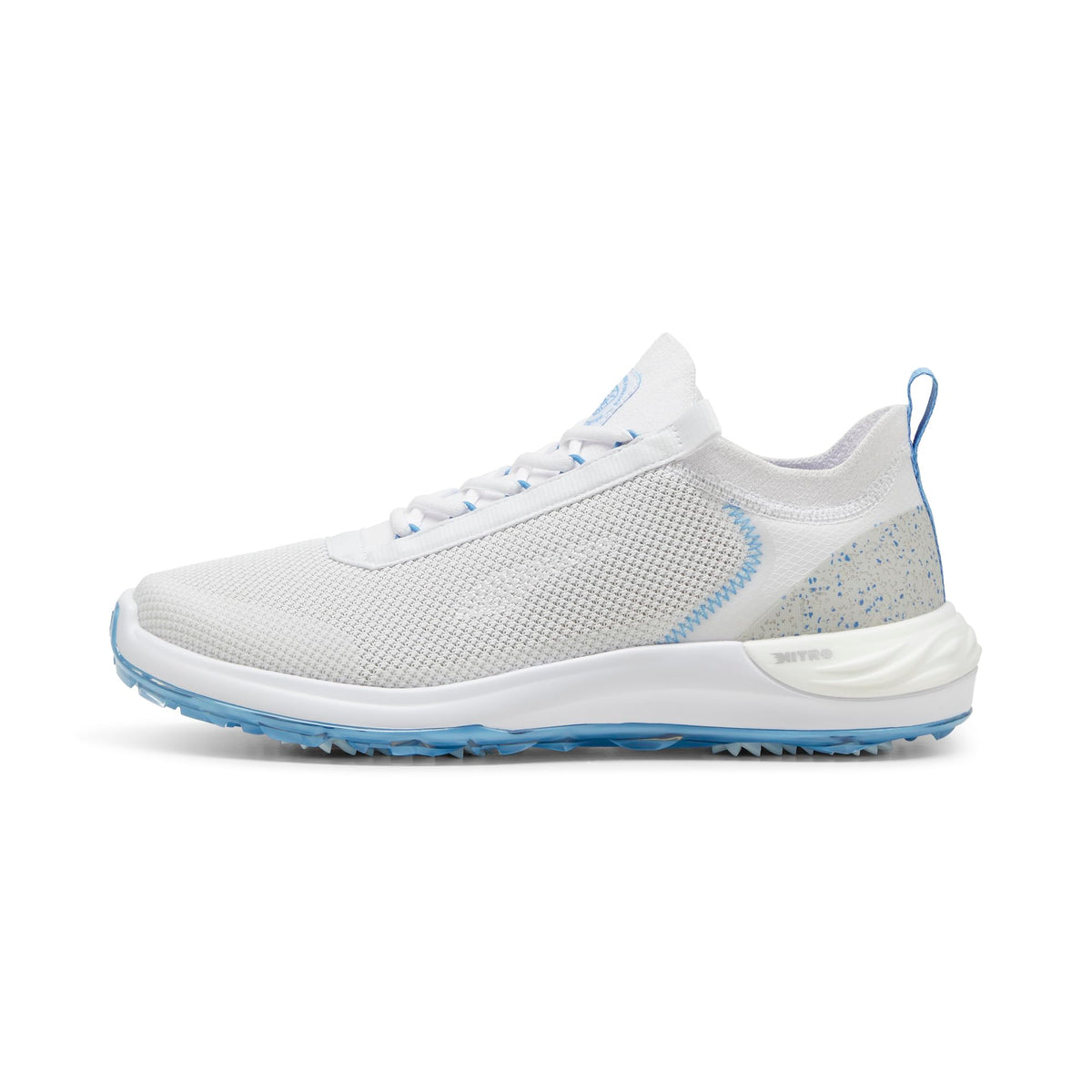 Men's Phantomcat Nitro Golf Shoes - 9.5 - Puma White - regal Blue