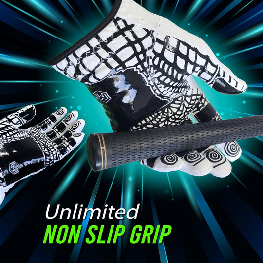 MONKEY GRIP Golf Glove Premium Synthetic Nonslip Spider Grip - MAN - Large -