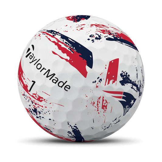 New England Patriots SpeedSoft Ink Golf Balls - TaylorMade Team