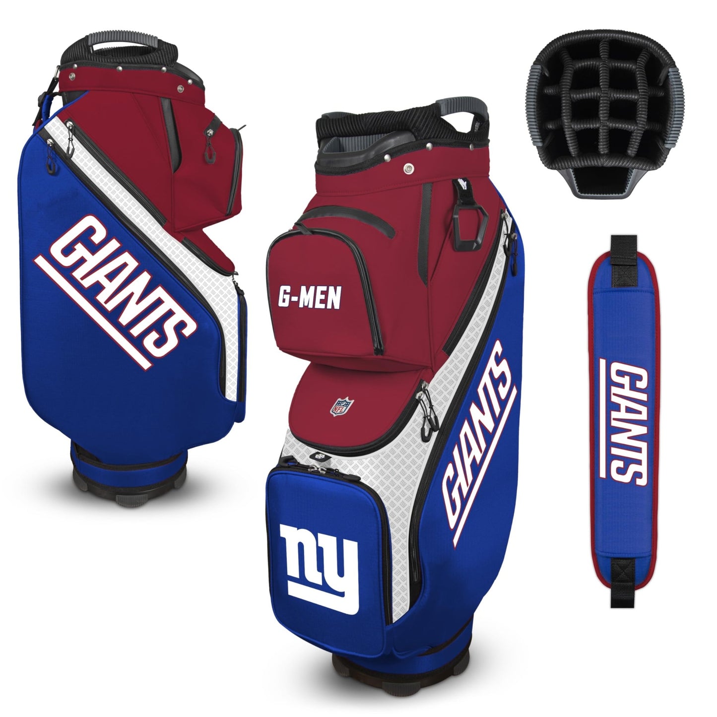 New York Giants Clubhouse Cooler Cart Bag |Team Effort - Team Effort