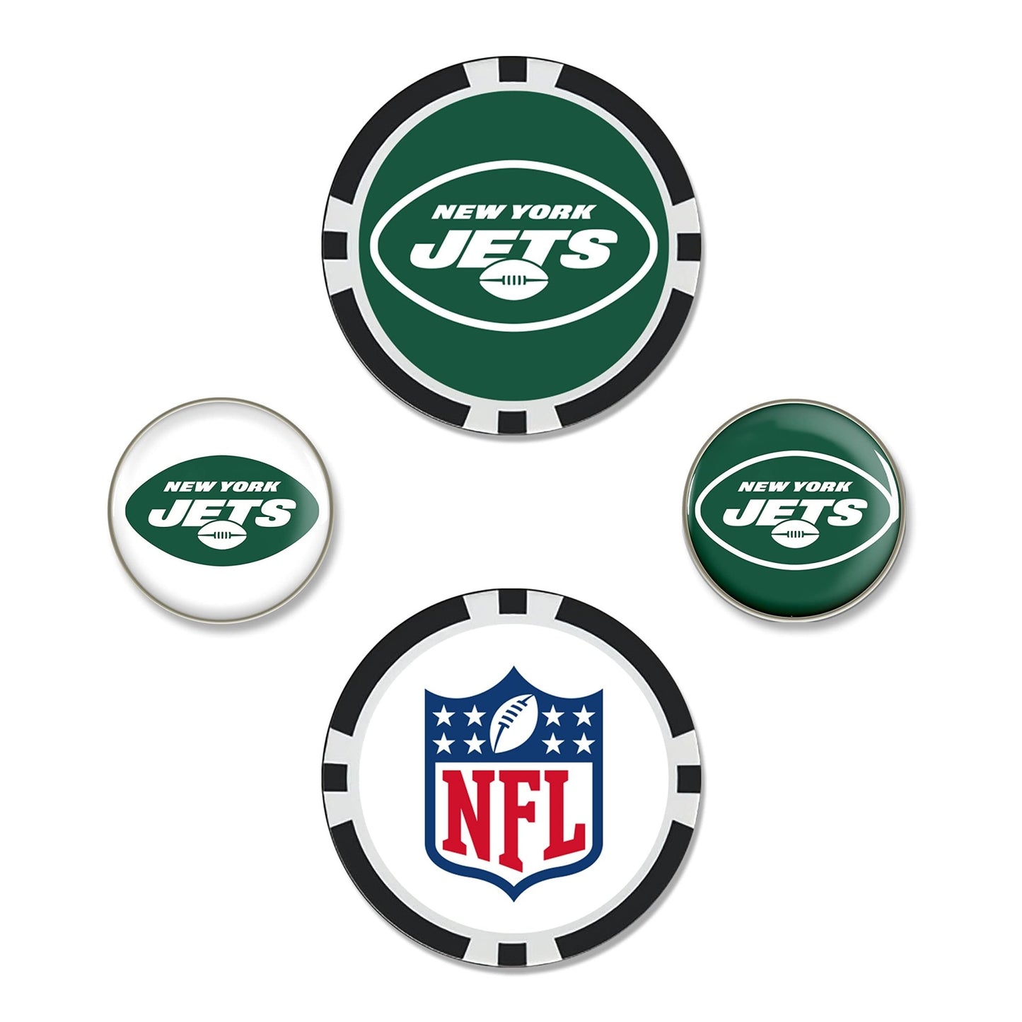 New York Jets Ball Marker Set |Team Effort - Team Effort