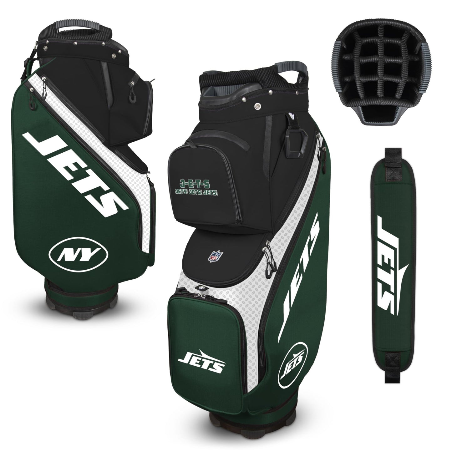 New York Jets Clubhouse Cooler Cart Bag |Team Effort - Team Effort