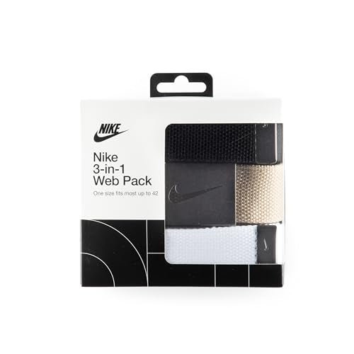 Nike Men's 3 Pack Golf Web Belt - Nike