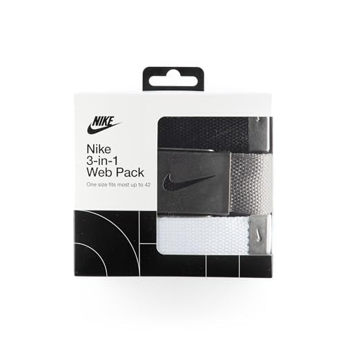 Nike Men's 3 Pack Golf Web Belt - Nike