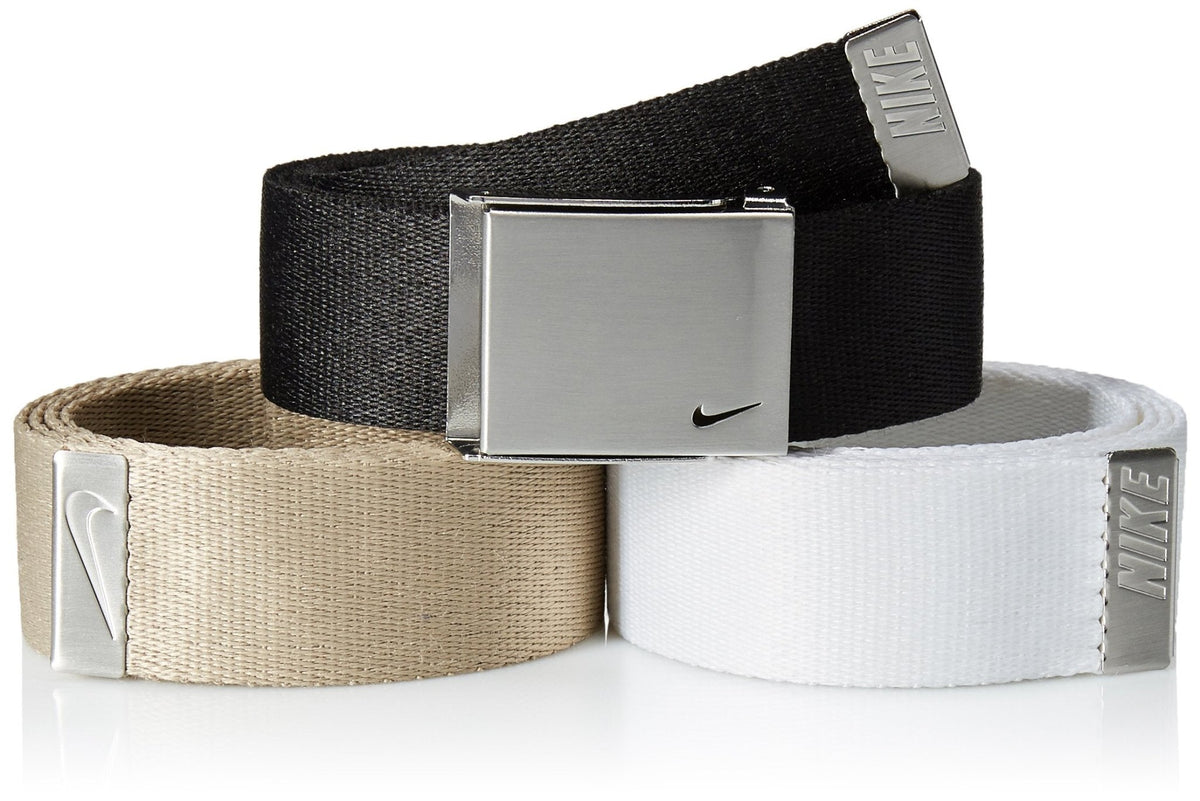Nike Men's 3 Pack Golf Web Belt - Nike