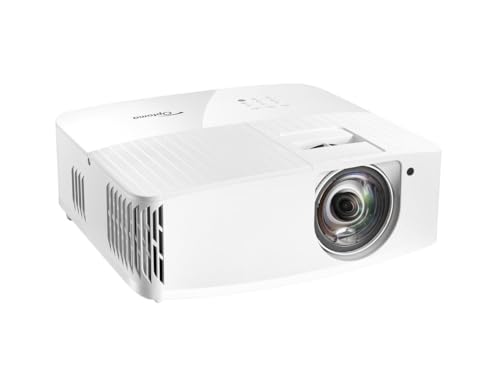 Optoma UHZ35 Projector - 4K UHD Laser Projector for Home Theater and Gaming - UHD35STx (Latest, Lamp, Short Throw) -