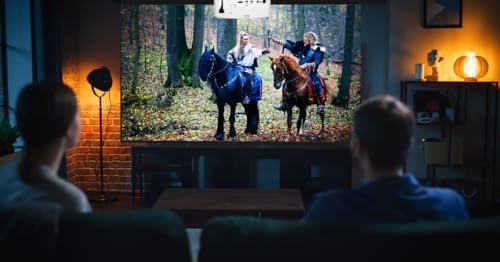 Optoma UHZ35 Projector - 4K UHD Laser Projector for Home Theater and Gaming - UHD35STx (Latest, Lamp, Short Throw) -