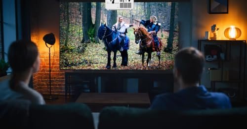Optoma UHZ35 Projector - 4K UHD Laser Projector for Home Theater and Gaming - UHD35STx (Latest, Lamp, Short Throw) -