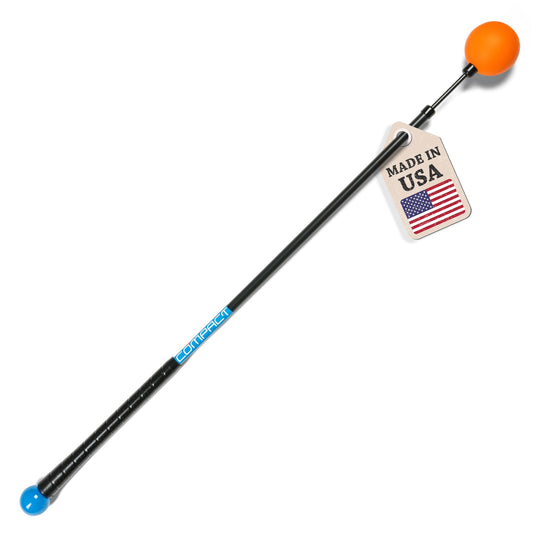 Orange Whip Golf Swing Trainer Aid - Compact - 35.5" -