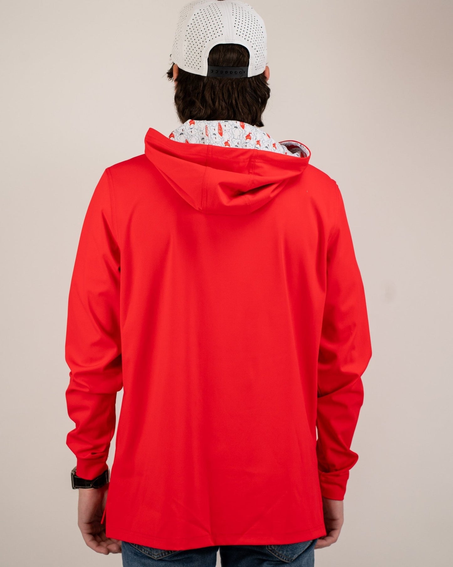 Performance Golf Hoodie - Coca-Cola Red - Pins and Aces