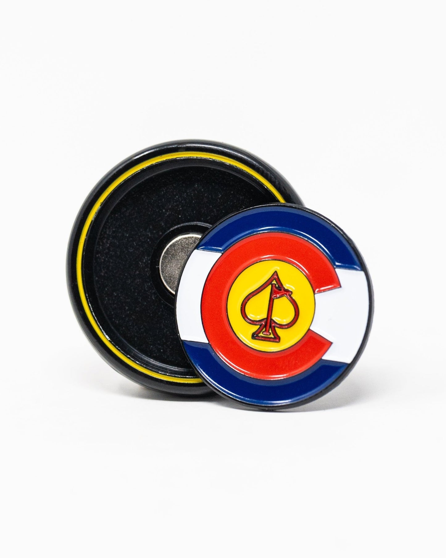 Pop Out Medallion Ball Marker - Colorado - Pins and Aces