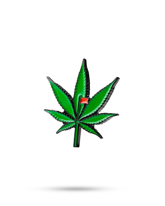 Pot Leaf Ball Marker - Pins and Aces