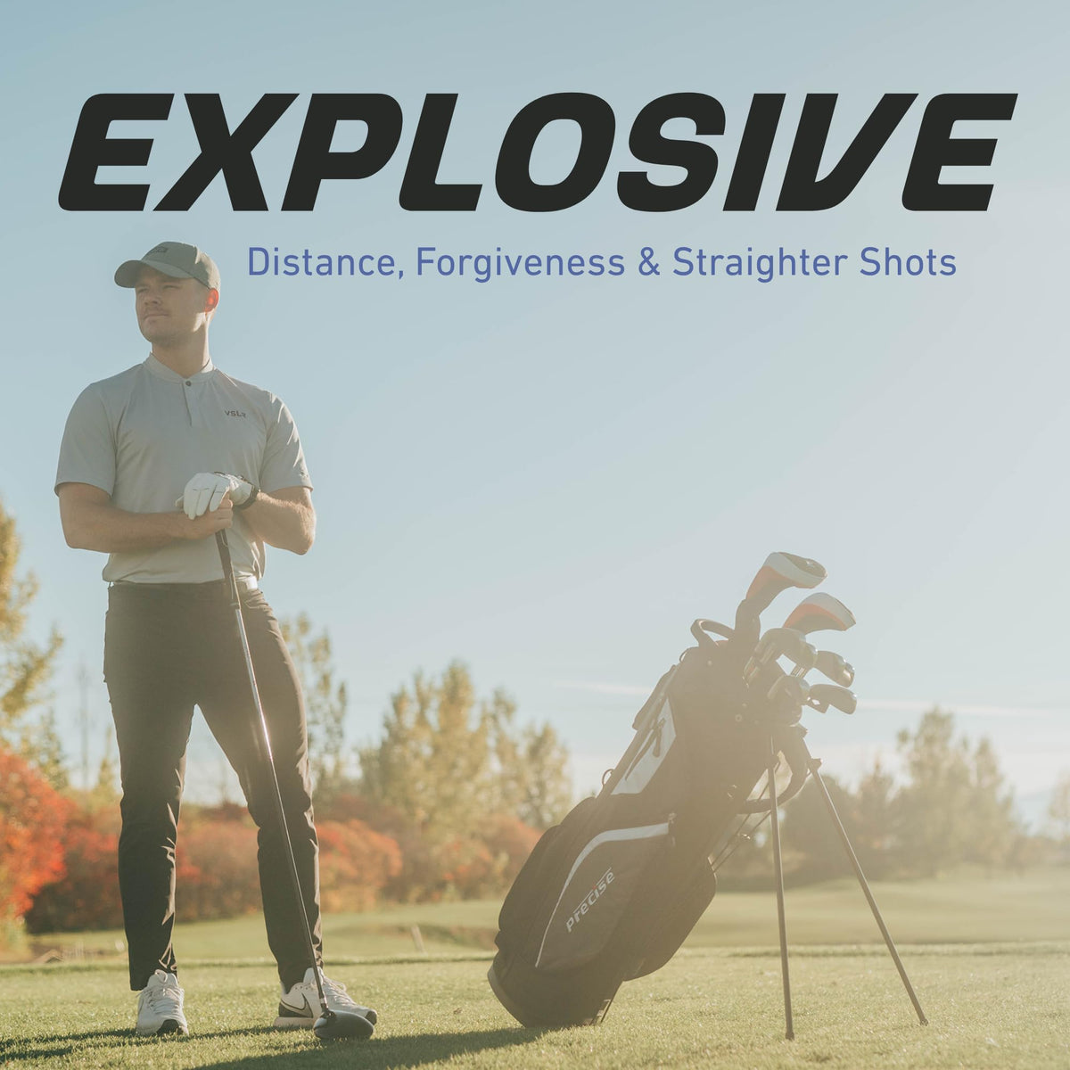 Precise M5 Men's Complete Golf Clubs Package Set - Precise