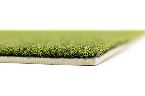 Premium Turf Indoor/Outdoor Golf Mat. Bonus Tray + 3 Tees - Advantage 4'x4 -