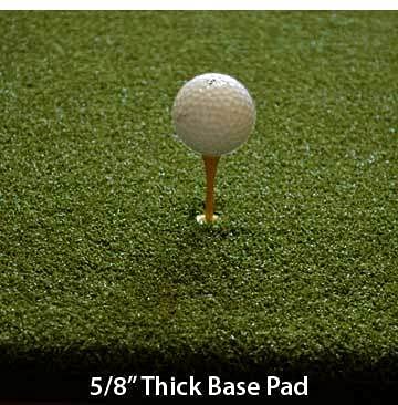 Premium Turf Indoor/Outdoor Golf Mat. Bonus Tray + 3 Tees - Advantage 4'x4 -
