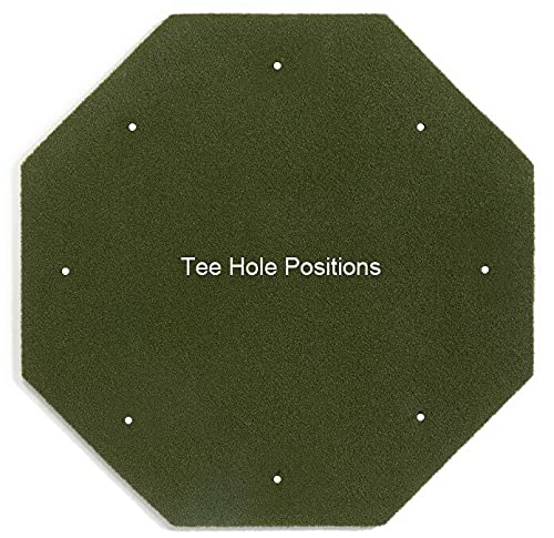 Premium Turf Indoor/Outdoor Golf Mat. Bonus Tray + 3 Tees - Advantage 4'x4 -