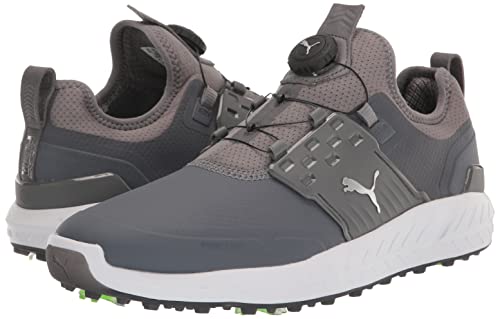 Puma Golf Men's Ignite Articulate Golf Shoe - 7.5 - High Rise - puma Silver - navy Blazer