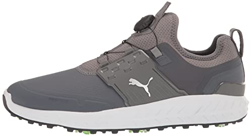 Puma Golf Men's Ignite Articulate Golf Shoe - 7.5 - High Rise - puma Silver - navy Blazer