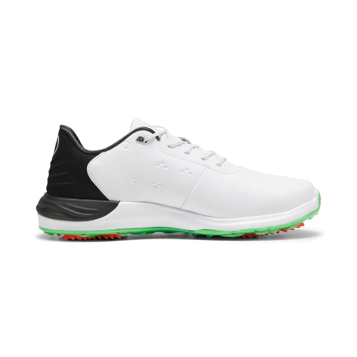 PUMA GOLF Men's Phantomcat Nitro Golf Shoes - 12.5 - Puma White/Puma Silver/Feather Gray