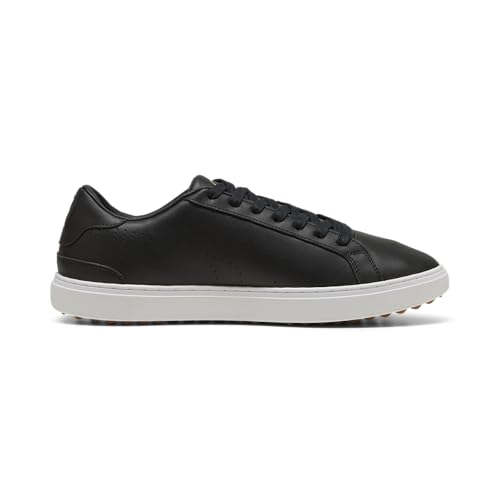 PUMA Men's Classic G Golf Shoes - 8.5 - Warm White - deep Navy