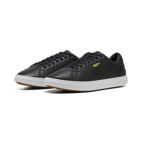 PUMA Men's Classic G Golf Shoes - 8.5 - Warm White - deep Navy