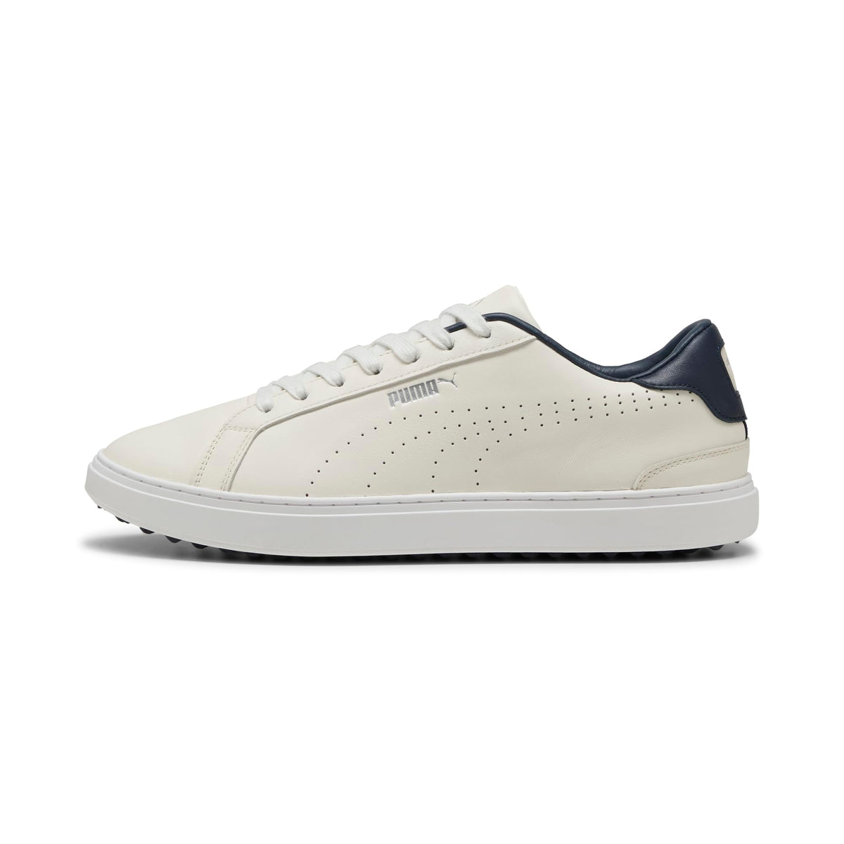 PUMA Men's Classic G Golf Shoes - 9.5 - Black/White