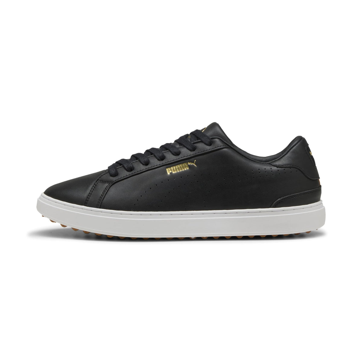 PUMA Men's Classic G Golf Shoes - 9.5 - Black/White