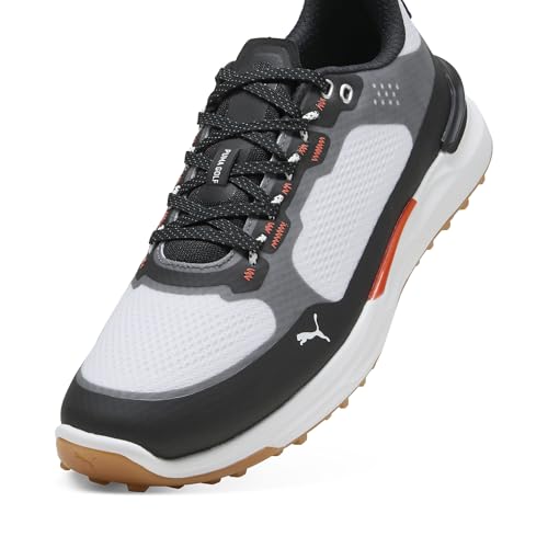 PUMA Men's Ignite Elevate X Golf Shoes - 7.5 - White/Black