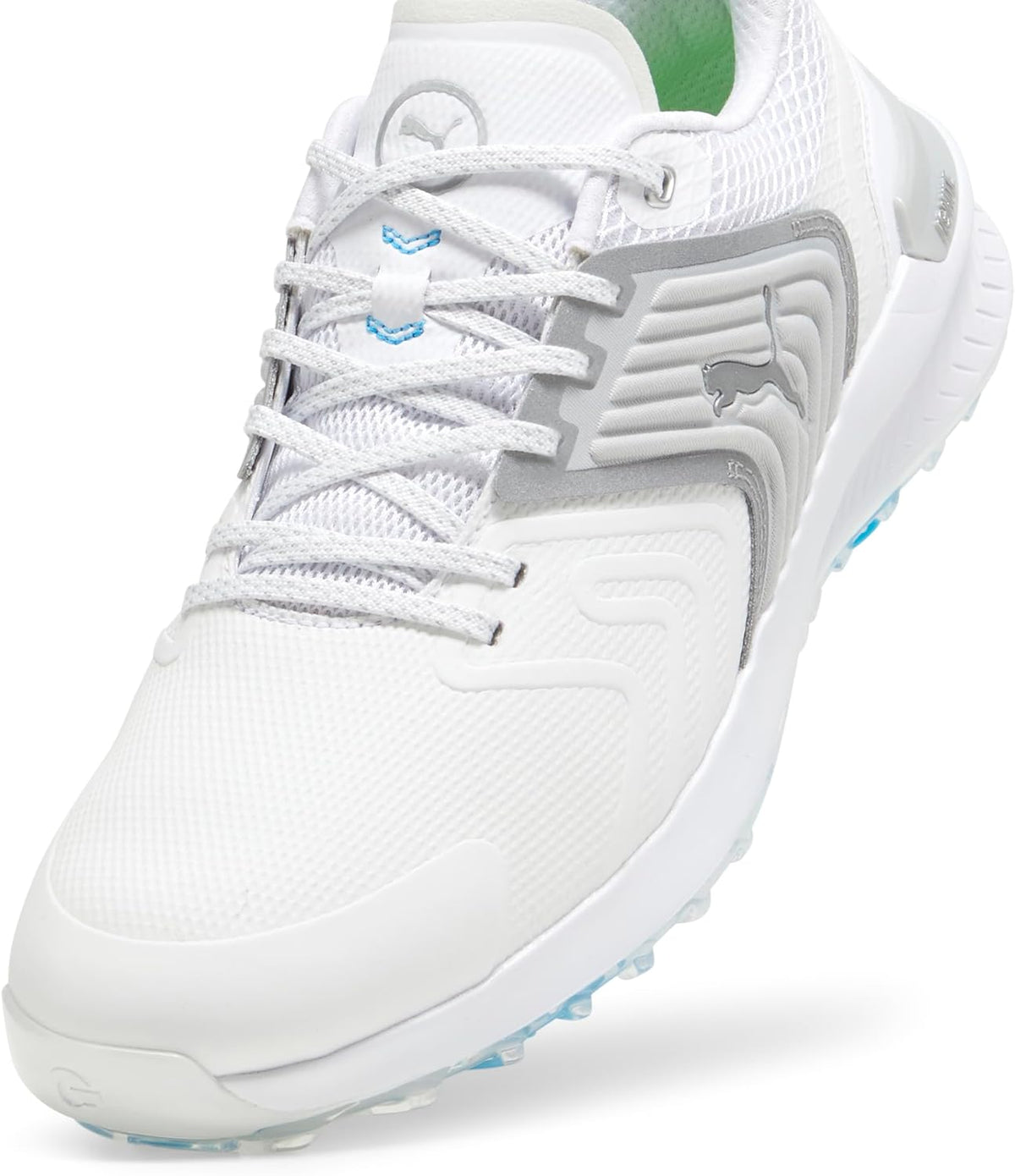 PUMA Men's Ignite Innovate Golf Shoes - 7.5 - White/Black